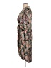 Unbranded 100% Polyester Print Brown Cocktail Dress Size L - photo 5