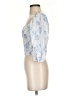 Pie in the sky 100% Polyester Blue 3/4 Sleeve Blouse Size XS - photo 5