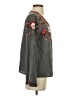 THML 100% Cotton Gray Long Sleeve Blouse Size XS - photo 4