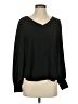 Ann Taylor LOFT 100% Polyester Black Long Sleeve Blouse Size S - photo 1