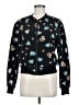 Diane von Furstenberg 100% Silk Stars Black Jacket Size 8 - photo 1