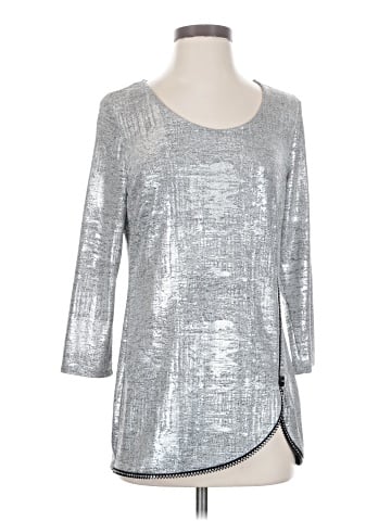 JM Collection 3/4 Sleeve Top (view 1)