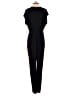 Nine West 100% Polyester Solid Black Jumpsuit Size M - photo 2