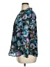 Talbots 100% Cotton Floral Teal Long Sleeve Blouse Size 1X - photo 5