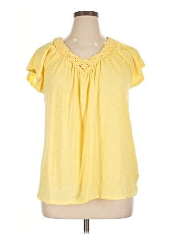 SONOMA life + style Short Sleeve Blouse (view 1)