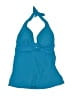 Profile by Gottex Solid Teal Swimsuit Top Size 8 - photo 1
