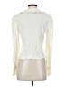 Hot Topic 100% Rayon Ivory Long Sleeve Blouse Size XS - photo 2