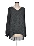 Chelsea & Theodore 100% Polyester Gray Long Sleeve Blouse Size L - photo 1