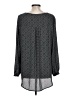Chelsea & Theodore 100% Polyester Gray Long Sleeve Blouse Size L - photo 2