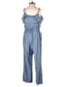Michael Stars Solid Blue Jumpsuit Size XS - photo 2
