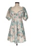 Grade & Gather 100% Polyester Floral Teal Cocktail Dress Size M - photo 1