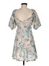 Grade & Gather 100% Polyester Floral Teal Cocktail Dress Size M - photo 2