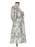 Grade & Gather 100% Polyester Floral Teal Cocktail Dress Size M - photo 4