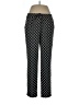 Roz & Ali 100% Polyester Argyle Black Casual Pants Size L - photo 1