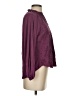 Democracy Burgundy Long Sleeve Blouse Size S - photo 4