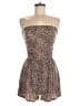Shein Animal Print Brown Tan Romper Size 6 - photo 1