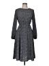 Shein 100% Polyester Paisley Gray Casual Dress Size 6 - photo 1
