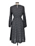 Shein 100% Polyester Paisley Gray Casual Dress Size 6 - photo 2
