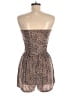 Shein Animal Print Brown Tan Romper Size 6 - photo 2
