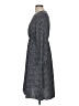 Shein 100% Polyester Paisley Gray Casual Dress Size 6 - photo 5