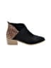 BOUTIQUE By Corkys Animal Print Black Ankle Boots Size 7 - photo 1