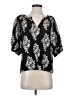Ellison Black Short Sleeve Blouse Size S - photo 1