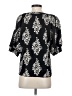 Ellison Black Short Sleeve Blouse Size S - photo 2