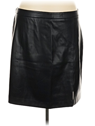 Zapelle Faux Leather Skirt (view 1)