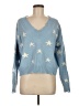 Rock N Rags Stars Blue Pullover Sweater Size M - photo 1