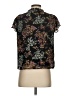 Cynthia Steffe 100% Polyester Floral Black Short Sleeve Blouse Size S - photo 2