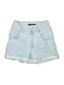 Express Blue Denim Shorts Size 4 - photo 1