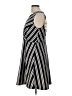 Elle Stripes Black Cocktail Dress Size 12 - photo 5