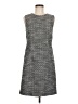 Adam Lippes 100% Polyester Tweed Gray Casual Dress Size 8 - photo 1