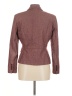 Larry Levine Tweed Burgundy Blazer Size 8 - photo 2