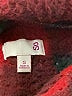 SO 100% Polyester Plaid Red Fleece Size S - photo 6