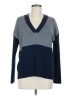 Carve Designs Color Block Blue Pullover Sweater Size M - photo 1
