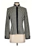 St. John Collection 100% Wool Houndstooth Ivory Wool Blazer Size 2 - photo 1