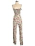 Zara 100% Viscose Paisley Green Jumpsuit Size XS - photo 1