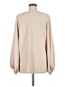 QEARAL Tan Long Sleeve Blouse Size M - photo 2