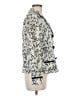Chico's 100% Linen Print Ivory Blazer Size Med (1) - photo 4