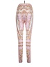 Shein Curve Paisley Pink Casual Pants Size 12 Plus (0) - photo 2