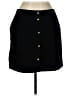 Ann Taylor LOFT Solid Black Casual Skirt Size 12 - photo 1