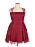 Eucalyptus 100% Polyester Burgundy Cocktail Dress Size XXL - photo 1