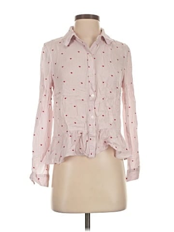 Maison Jules Long Sleeve Blouse (view 1)