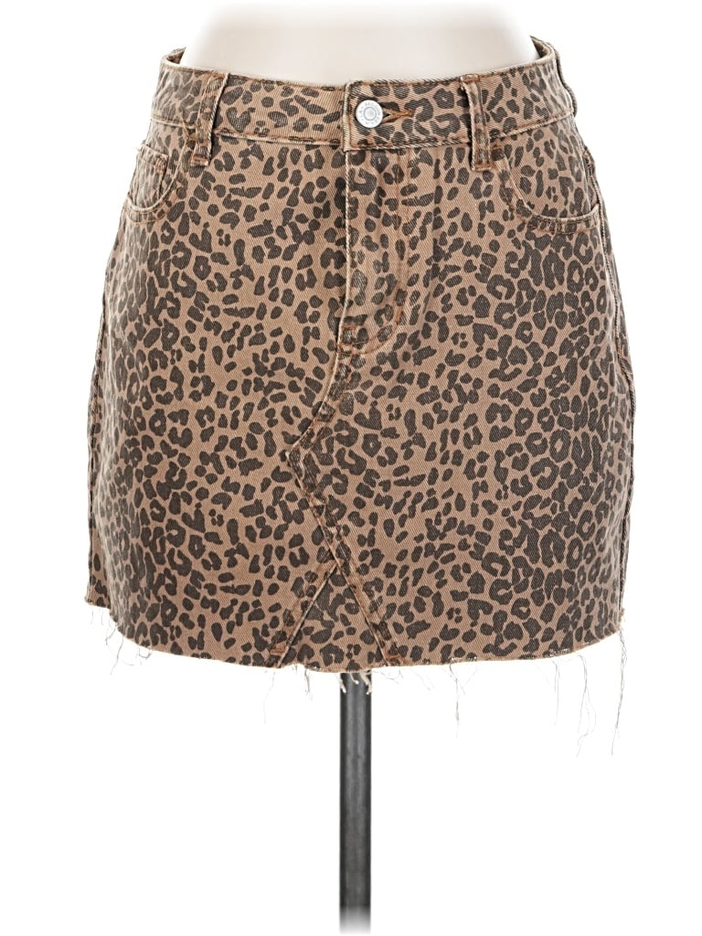 Pre-owned Pacsun Casual Skirt In Brown