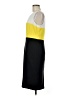 Kasper Color Block Yellow Cocktail Dress Size 8 - photo 5
