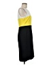 Kasper Color Block Yellow Cocktail Dress Size 8 - photo 4