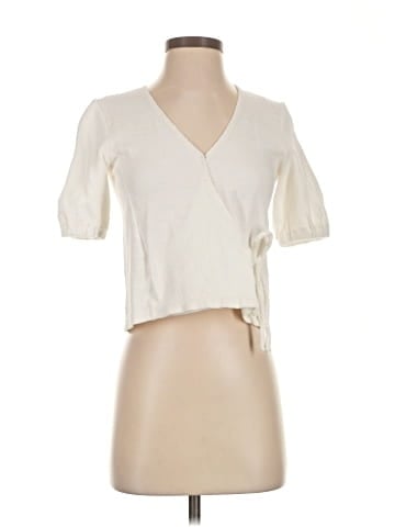 TeXTURE & THREAD Madewell Short Sleeve Blouse (view 1)