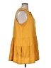 Max Studio Solid Yellow Casual Dress Size 1X - photo 4