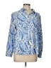 Blue Sol Paisley Blue 3/4 Sleeve Blouse Size L - photo 1